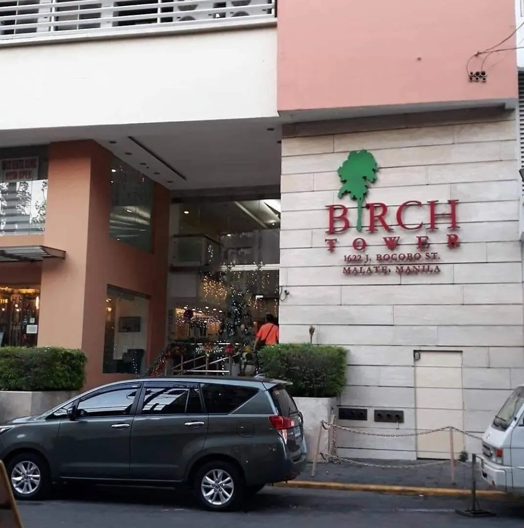 Modern Studio Birch Tower Near Malls & Nightlife Manila Apartment